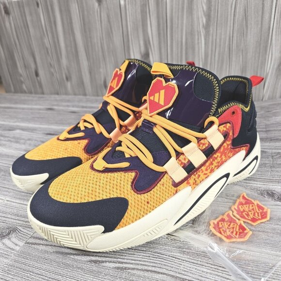 Adidas BYW Select x Aral Cru Shoes Collegiate Gold Orange ID6097 - Men’s Size 10